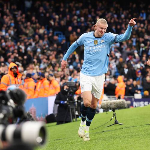 94球!英超历史上,哈兰德位居球员在同一主帅麾下进球数第10位