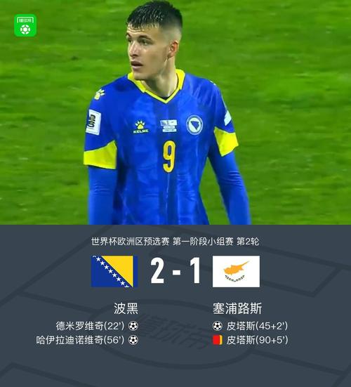补时点射！世预赛塞浦路斯主场2-2绝平波黑