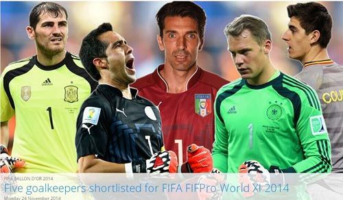 阿斯球迷票选FIFPRO最佳阵:姆哈登三叉戟,库尔图瓦、贝林在列