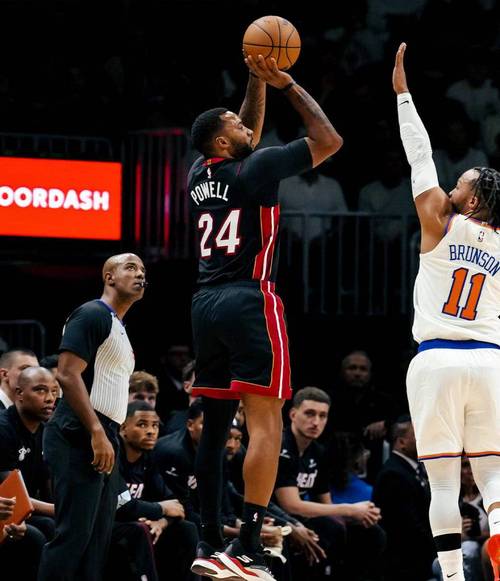 冲击4连胜!今天热火客战马刺 鲍威尔继续缺阵 约维奇大概率出战